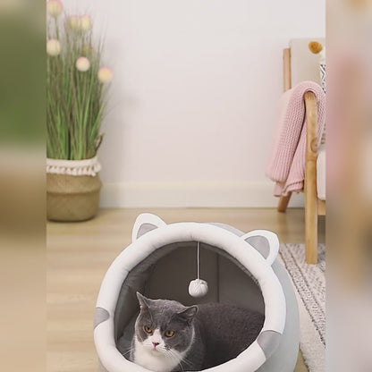 Cozy Cave Semi-Enclosed Pet Bed