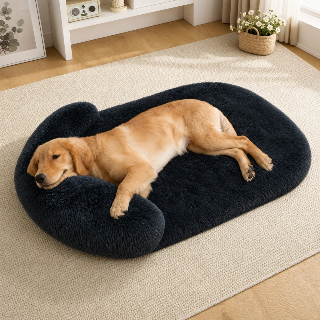 Lit Pour Animaux Orthopédique Apaisant SnuggleSoft Foncé Comparatif