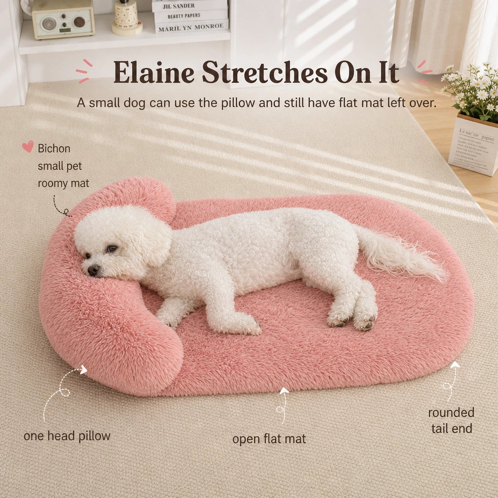 Lit Pour Animaux Orthopédique Apaisant SnuggleSoft Rose UGC / POV