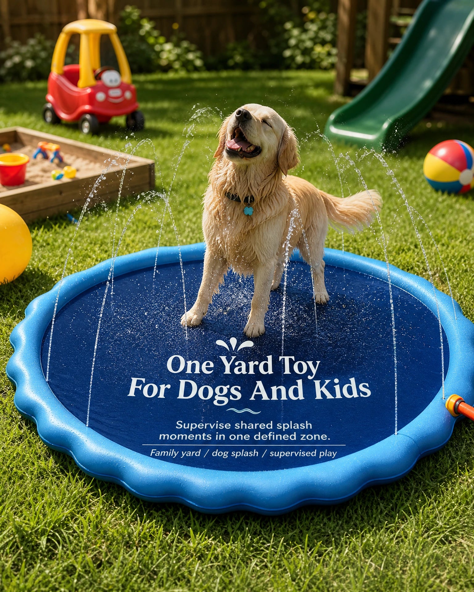 summer-pool-sprinkler-for-dogs Pure Blue Creative Custom Type