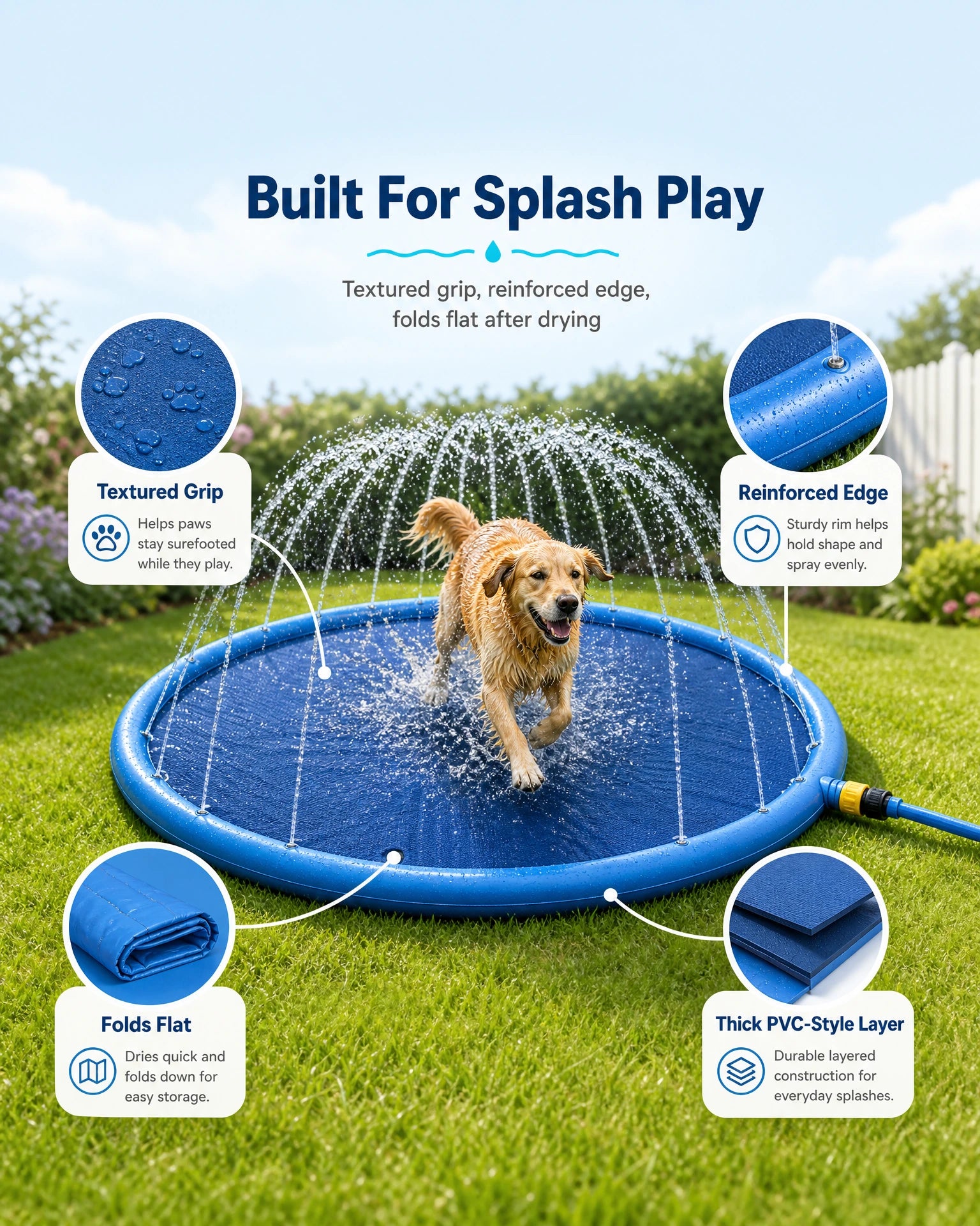 summer-pool-sprinkler-for-dogs Built For Splash Play principle diagram
