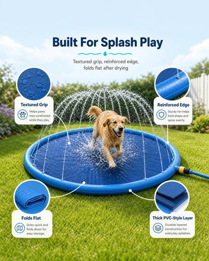summer-pool-sprinkler-for-dogs Built For Splash Play principle diagram