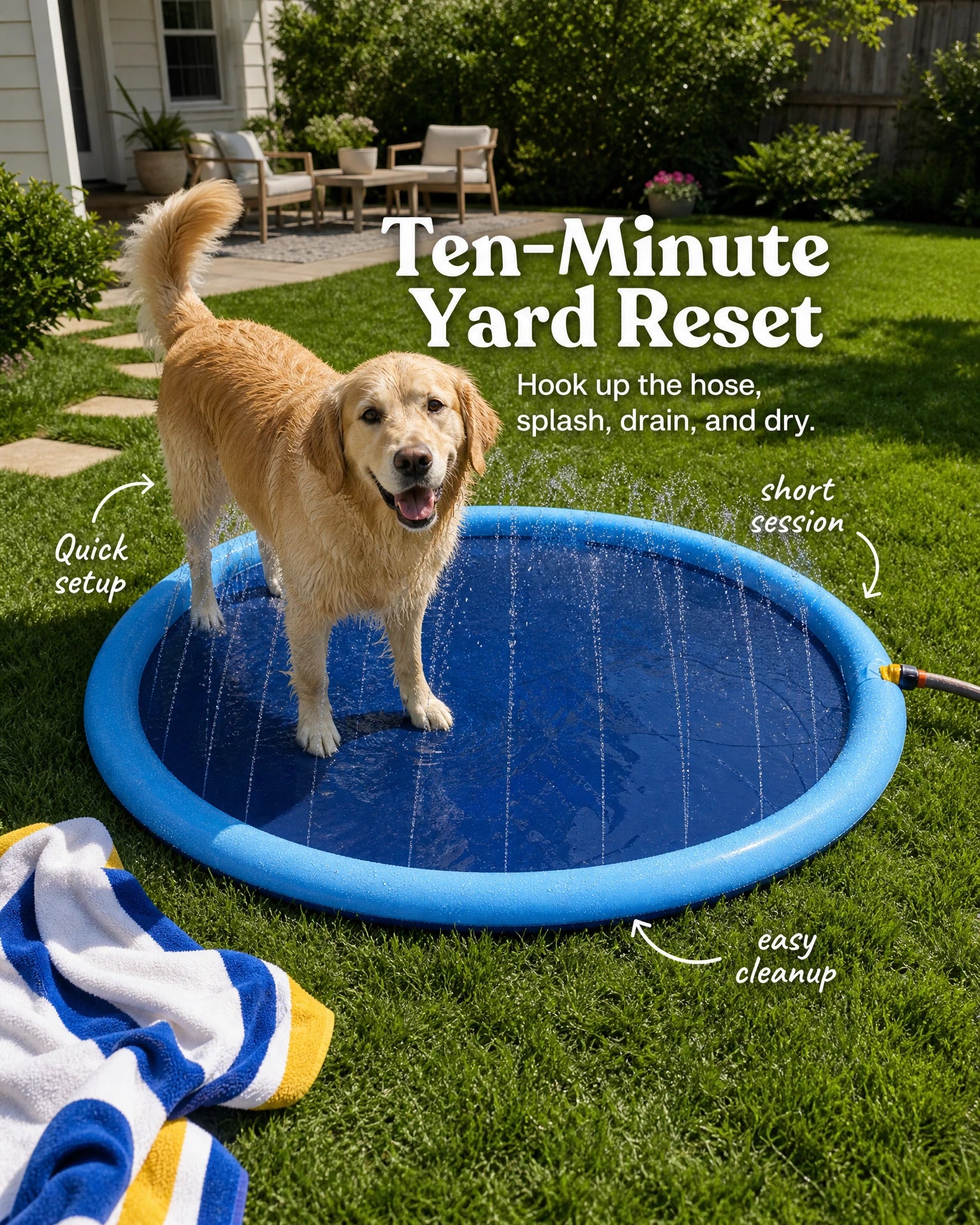 summer-pool-sprinkler-for-dogs Pure Blue UGC / POV