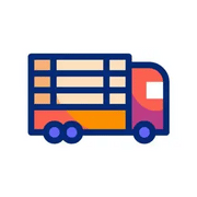 Delivery truck graphic for Shipment Protection+ shipping insurance to cover order loss and damage - vivaessencepet