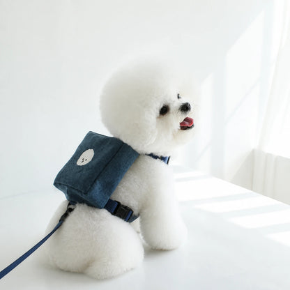 8. Snygg hundsele för stadspromenader med en rymlig ficka för det du behöver varje dag – vivaessencepet