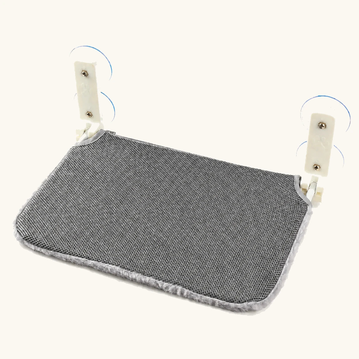 Secure and Stylish cat window perch hammock shown from an alternate angle