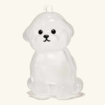 Giftable pet fur keepsake keychain for quiet sympathy and remembrance - vivaessencepet