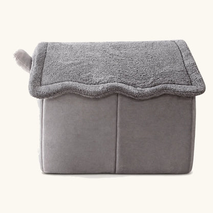 Casita plegable para mascotas de interior y refugio para gatos, un lugar de descanso suave para mascotas pequeñas — vivaessencepet