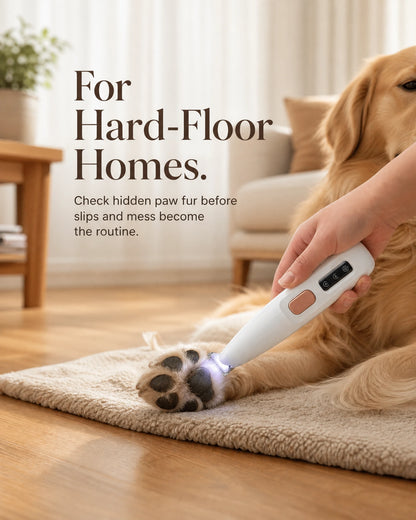 HydroGuard LED Waterproof Paw Groomer, Default white HydroGuard, Creative Custom Type