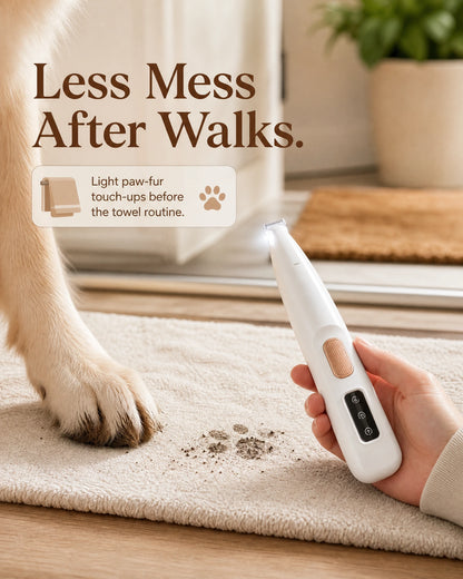 HydroGuard LED Waterproof Paw Groomer, Default white HydroGuard, Benefit Stamp