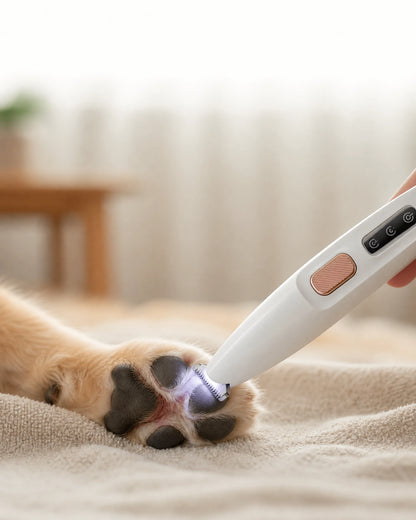 HydroGuard LED Waterproof Paw Groomer, Default white HydroGuard, Problem/Solution